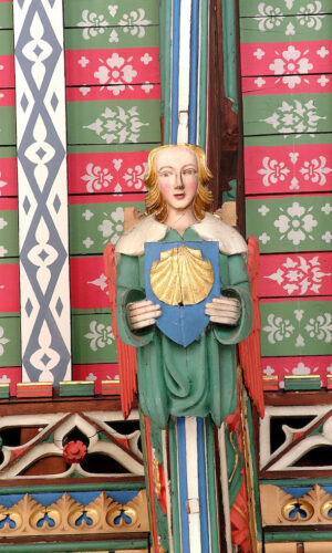 Angel Ceiling Figurehead Close Up